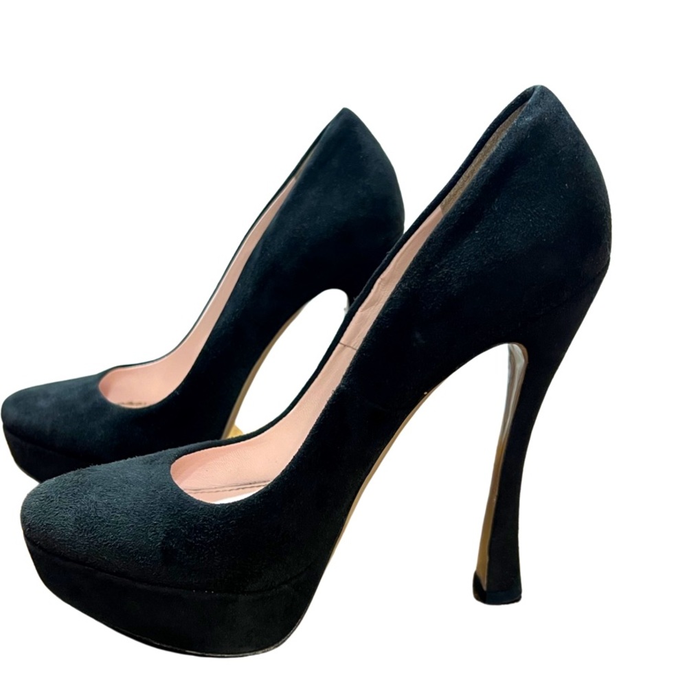 Miu Miu black suede pumps